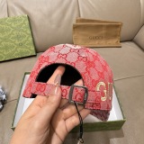Gucci Classic Embroidered Logo Duck Tongue Hat Couple Versatile Baseball Hat 56CM