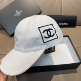 Chanel Classic Embroidered Logo Duck Tongue Hat Couple Versatile Baseball Hat 56CM