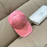 Prada Classic Inverted Triangle Logo Duck Tongue Hat Couple Versatile Baseball Hat 56CM
