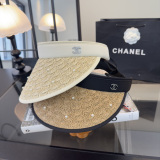 Chanel Fashion Pearl Sky Cap Sunshade Hat