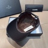 Chanel Classic Embroidered Logo Duck Tongue Hat Couple Versatile Baseball Hat 56CM