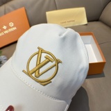 Louis Vuitton Classic Embroidered Logo Duck Tongue Hat Couple Versatile Baseball Hat 56CM
