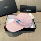 Chanel Classic Embroidered Logo Cowboy Duck Tongue Hat Couple Versatile Baseball Hat 56CM