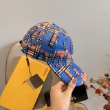 Burberry Classic Graffiti Logo Duck Tongue Hat Couple Versatile Baseball Hat 56CM