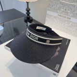 Dior New Fashion Classic Empty Top Sunshade Cap 57CM