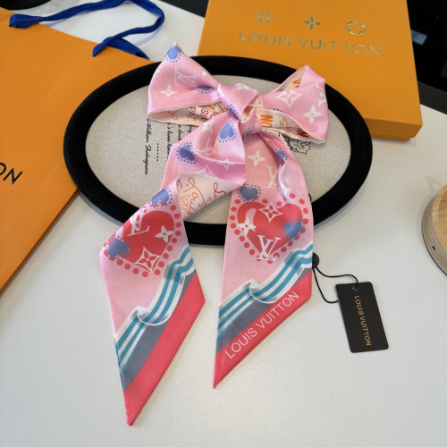 Louis Vuitton Fashion Versatile Double layer Hair Strap Silk Scarf Size: 110 x 5 CM