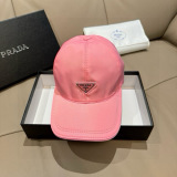 Prada Classic Inverted Triangle Logo Duck Tongue Hat Couple Versatile Baseball Hat 56CM