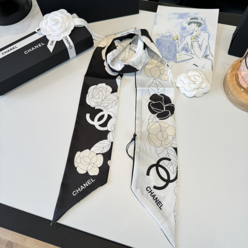 Chanel Twilly Versatile Twill Silk Scarf Size: 110 x 5 CM