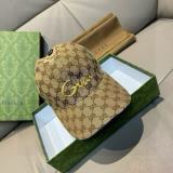 Gucci Classic Embroidered Logo Duck Tongue Hat Couple Versatile Baseball Hat 56CM