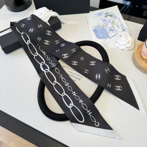 Chanel Twilly Versatile Twill Silk Scarf Size: 110 x 5 CM