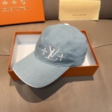 Louis Vuitton Classic Embroidered Logo Duck Tongue Hat Couple Versatile Baseball Hat 56CM