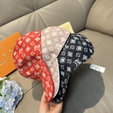 Louis Vuitton Classic Full Logo Duck Tongue Hat Couple Versatile Baseball Hat 56CM