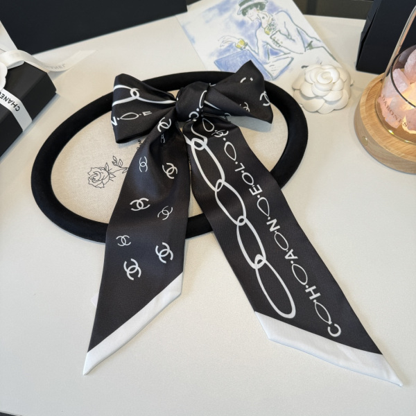 Chanel Twilly Versatile Twill Silk Scarf Size: 110 x 5 CM