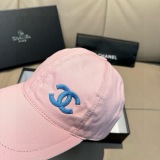 Chanel Classic Embroidered Logo Cowboy Duck Tongue Hat Couple Versatile Baseball Hat 56CM