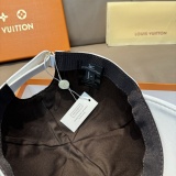 Louis Vuitton Classic Embroidered Logo Duck Tongue Hat Couple Versatile Baseball Hat 56CM