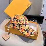 Burberry Classic Graffiti Logo Duck Tongue Hat Couple Versatile Baseball Hat 56CM
