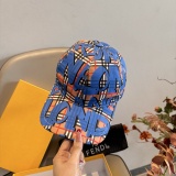 Burberry Classic Graffiti Logo Duck Tongue Hat Couple Versatile Baseball Hat 56CM