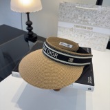 Dior New Fashion Classic Empty Top Sunshade Cap 57CM