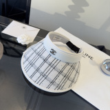 Chanel Fashion Classic Empty Top Hair Hoop Sunshade Cap 57CM