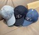 Louis Vuitton Classic Embroidered Logo Duck Tongue Hat Couple Versatile Baseball Hat 56CM