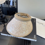 Chanel Fashion Classic Glitter Headband Sunshade Hat