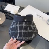 Chanel Fashion Classic Empty Top Hair Hoop Sunshade Cap 57CM