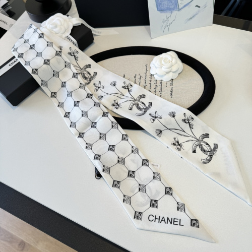 Chanel Twilly Versatile Twill Silk Scarf Size: 120 x 5 CM