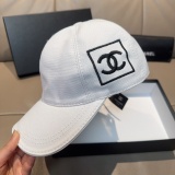 Chanel Classic Embroidered Logo Duck Tongue Hat Couple Versatile Baseball Hat 56CM