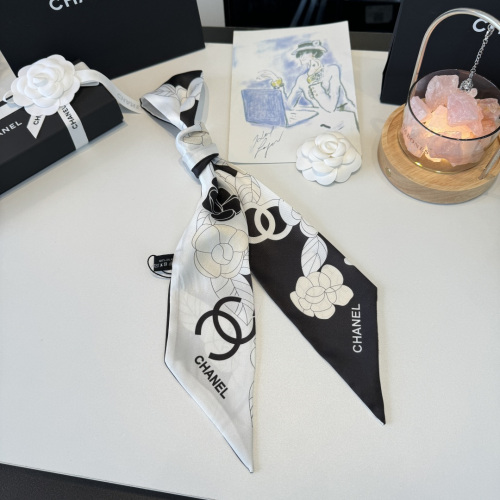 Chanel Twilly Versatile Twill Silk Scarf Size: 110 x 5 CM
