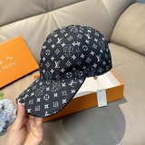 Louis Vuitton Classic Full Logo Duck Tongue Hat Couple Versatile Baseball Hat 56CM