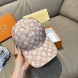 Louis Vuitton Classic Full Logo Duck Tongue Hat Couple Versatile Baseball Hat 56CM