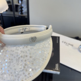 Chanel Fashion Classic Glitter Headband Sunshade Hat
