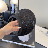Chanel Fashion Classic Glitter Headband Sunshade Hat