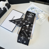 Chanel Twilly Versatile Twill Silk Scarf Size: 120 x 5 CM