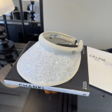 Chanel Fashion Classic Glitter Headband Sunshade Hat