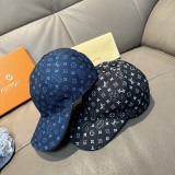 Louis Vuitton Classic Full Logo Duck Tongue Hat Couple Versatile Baseball Hat 56CM