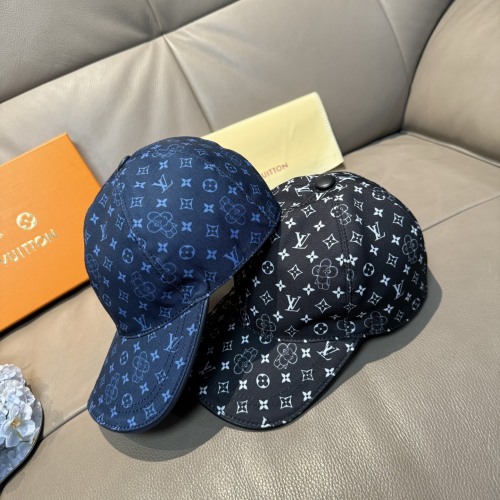 Louis Vuitton Classic Full Logo Duck Tongue Hat Couple Versatile Baseball Hat 56CM