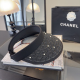 Chanel Fashion Pearl Sky Cap Sunshade Hat