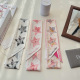 Dior Fashion Star Double layer Hair Strap Silk Scarf Size: 100 x 6 CM