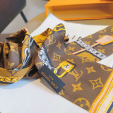 Louis Vuitton Fashion Double layer Hair Strap Silk Scarf Size: 120 x 8 CM