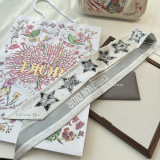 Dior Fashion Star Double layer Hair Strap Silk Scarf Size: 100 x 6 CM