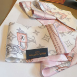 Louis Vuitton Fashion Double layer Hair Strap Silk Scarf Size: 120 x 8 CM