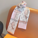 Louis Vuitton Fashion Double layer Hair Strap Silk Scarf Size: 120 x 8 CM