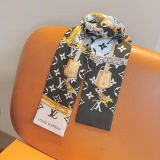 Louis Vuitton Fashion Double layer Hair Strap Silk Scarf Size: 120 x 8 CM