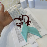 Dior Fashion Versatile Double layer Hair Strap Silk Scarf Size: 100 x 6 CM