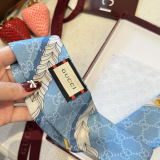 Gucci Classic GG Double layer Hair Strap Silk Scarf Size: 120 x 5 CM