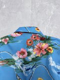 Gucci 26SS Fashion Floral Printed Casual Versatile Long Sleeve Shirt
