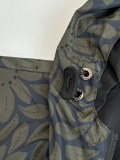 Prada 26SS Fashion Flower Printed Double sided Hooded Windproof Jacket Coat