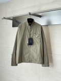 Prada 26SS Classic Triangle Logo Collar Regenerated Nylon Jacket Coat