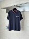 Moncler Classic Tricolor Embroidered Logo Short Sleeve Couple's Casual Versatile T-shirt